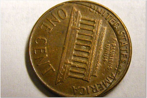 1966-Lincoln-Cent-Incomplete-Clip-?